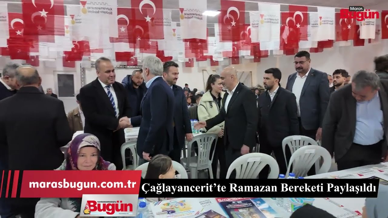 İftar Sofrası Çağlayancerit’te Kuruldu