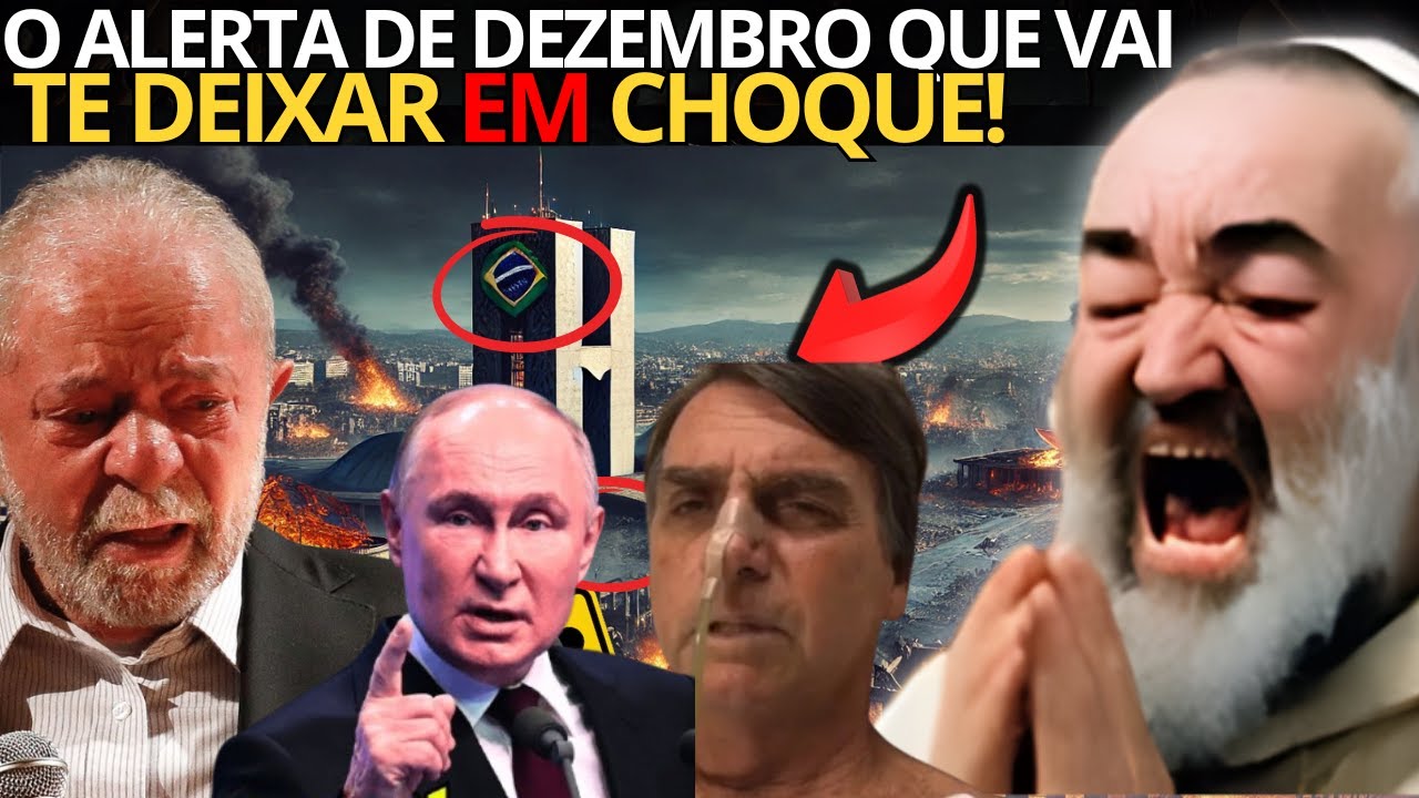 ALERTA BRASIL! O QUE ACONTECERÁ EM DEZEMBRO VAI CHOCAR O BRASIL! | A profecia de Padre Pio que pouco
