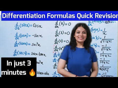 Differentiation Formulas With Trick | Limits and Derivatives Class 11 | Derivatives Formulas | NCERT
