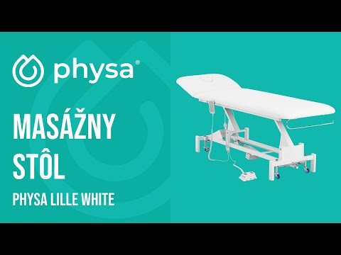 Video - Elektrický masážny stôl - 100 W - 200 kg - Biela