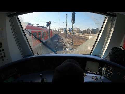 Führerstandsmitnahme S-Bahn München S1 Steinhausen - Ostbahnhof BR423 21.03.2022