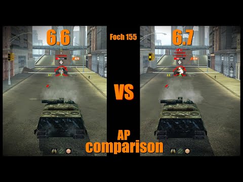 Foch 155 - 6.6 vs 6.7 Comparison (New vs Old)