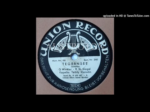 Teddy Kleindin: Tegernsee - Foxtrot (München 1948)