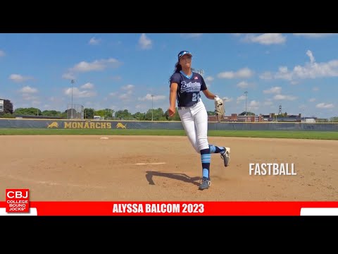 Alyssa Balcom 2023 Pitcher Softball Skills Video