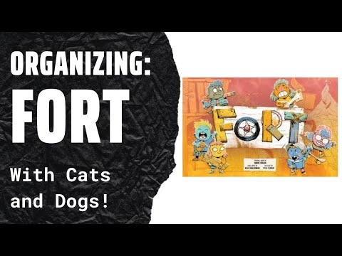 Organizing Fort (Fully Sleeved, Cats and Dogs Expansion, No Lid Lift) SideGame LLC