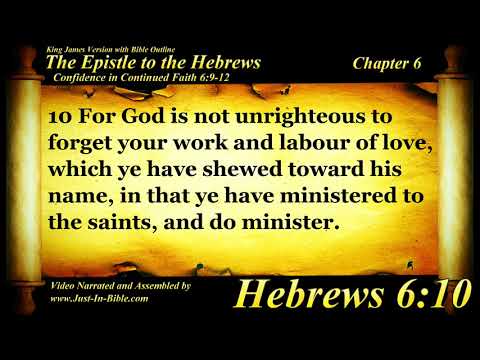 Hebrews Chapter 6 - Bible Book #58 - The Holy Bible KJV Read Along Audio/Video/Text