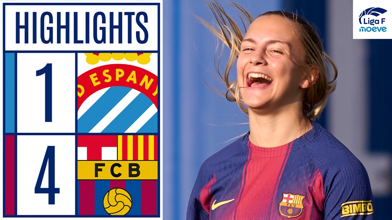 RCD Espanyol de Barcelona vs Fútbol Club Barcelona Highlights