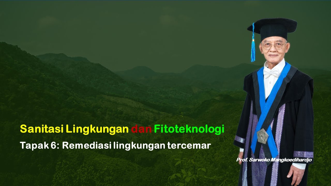 Tapak 6: Remediasi lingkungan tercemar #profesor #sanitasi #lingkungan #fitoteknologi