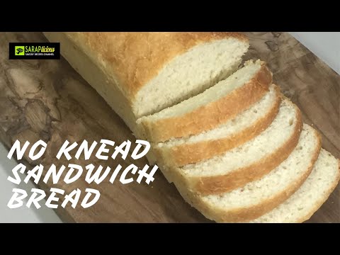 No Knead Sandwich Bread