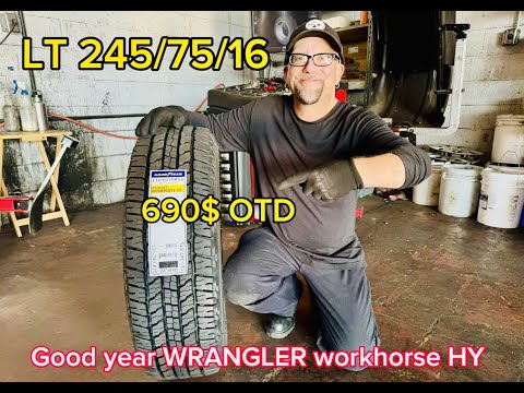 New Goodyear Wrangler review Tire Tech Demo| Goodyear Wrangler Workhorse AT |tire #tires#travel