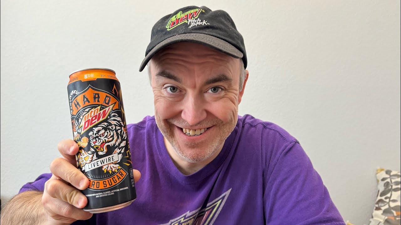 We Try Livewire Hard Mountain Dew!!