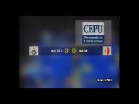 1995-96 (33rd - 05-05-1996) INTER-Bari 3-0 [Ince, Branca, Ganz] 90th Minute Report Rai1