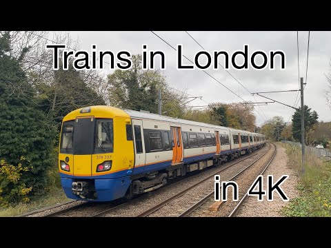 [4K] Trains in London (2021)