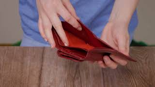 Кошелек женский горизонтального типа из натуральной кожи ST Leather 19479 бордовый