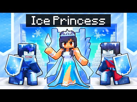 Playing as an ICE PRINCESS in Minecraft!