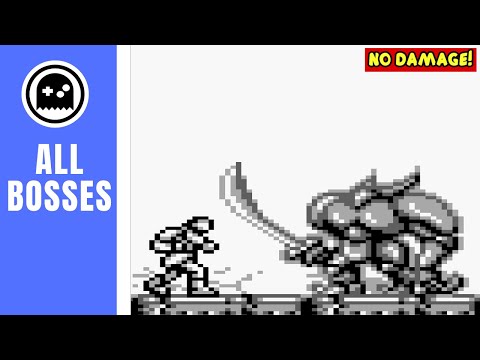 Castlevania II Belmont's Revenge (GB) - All Bosses - (No Damage)