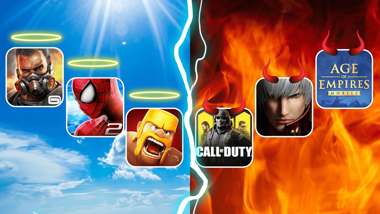 A Melhor VS a Pior geração de jogos da PlayStore