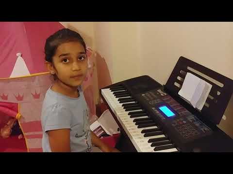 Risha playing "Happy Birthday" !