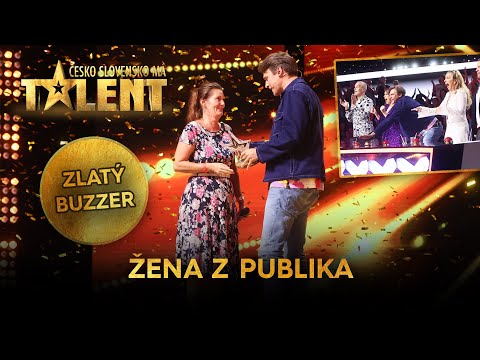ČESKO SLOVENSKO MÁ TALENT 2023 (4) - Zlatý BUZZER pro ženu z publika!