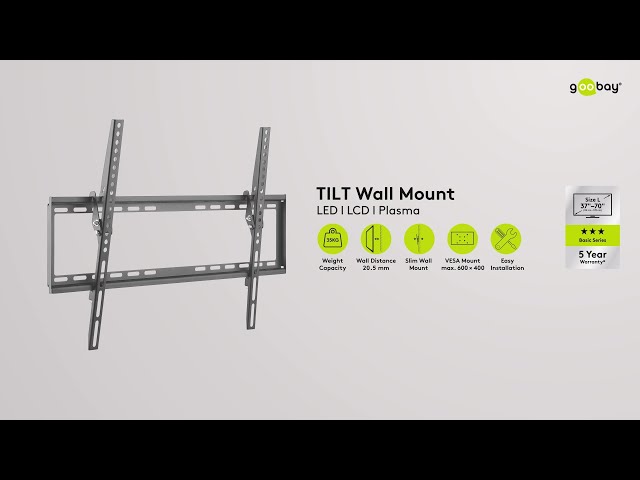 Video teaser for TV Wall Mount Basic TILT (L)