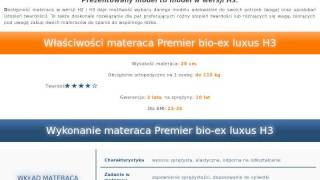 Materac Premier bio-ex luxus H3 Materasso Amadu.pl