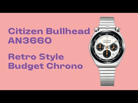 Citizen Bullhead Chrono AN3660 - affordable retro-style piece