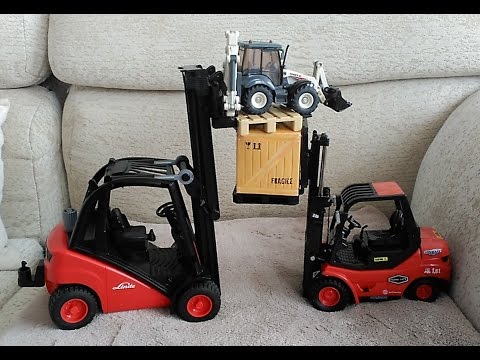 juguetes linde BRUDER RC carretilla elevadora fenwick toys Vorkheftruck gabelstapler spielwaren