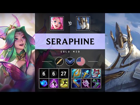 Seraphine Mid vs Galio - NA Diamond Patch 25.08