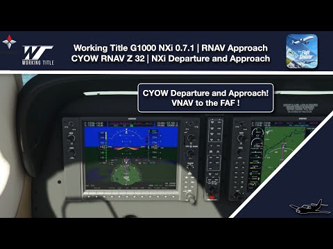 (Sim Video) WT G1000 NXi 0.7.1 | RNAV Flight | VNAV to the FAF!