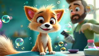 Squeaky goes to cut his hair