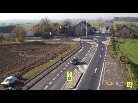 Úlibice okružní křižovatka silnice I/35 a I/16