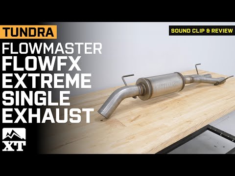 2007-2021 5.7L Tundra Flowmaster FlowFX Extreme Single Exhaust System Review & Sound Clip
