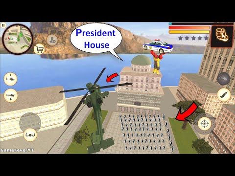 Stone Giant Rope Hero (Stone Man Captured President house) Man Protect House - Android Gameplay HD