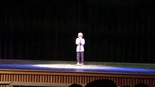 Gage Morin singing Elton John's "I'm Still Standing"