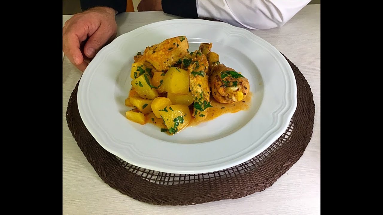 Pollo in umido con Patate - IN PADELLA