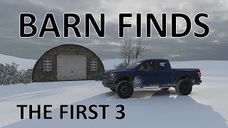 Forza Horizon 4 - Barn finds #1, #2 and #3