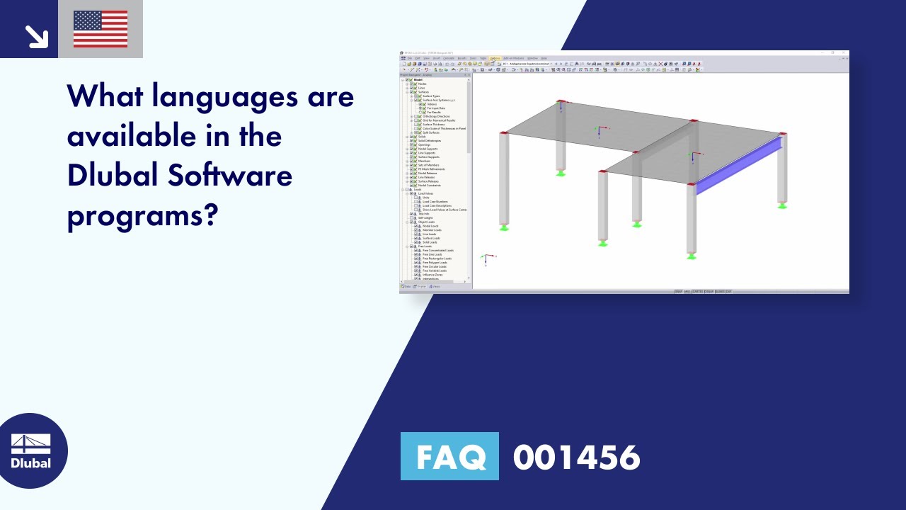 [EN] FAQ 001456 | What languages are available in Dlubal Software programs?