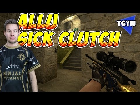CS:GO - ALLU SICK CLUTCH vs. NaVi @ Dreamhack Open Summer
