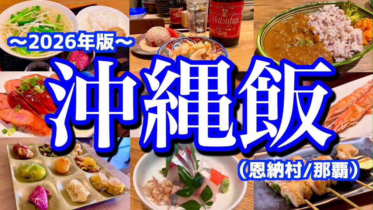 【2泊3日モデルコース】グルメ好き必見！沖縄で美味しい物を食べ続けたい方に見て欲しい動画！沖縄のホテル、海、グルメ、お酒を全て楽しむ旅(恩納村/那覇)