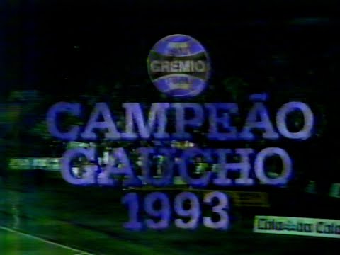 Jornal da RBS: Grêmio Campeão Gaúcho (14/07/1993)