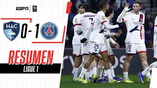 BARCOLA LE DIO UN TRIUNFAZO AL PSG QUE ES MÁS LÍDER QUE NUNCA | Le Havre 0-1 PSG | RESUMEN