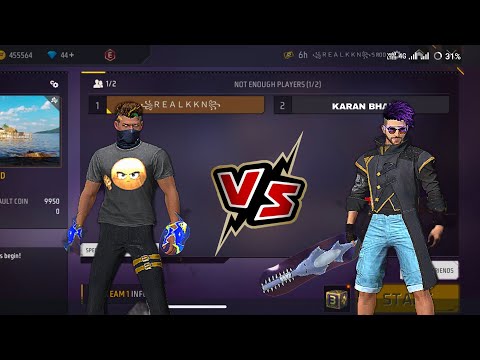 REAL KKN VS KARAN BHAI😱ONE SHOT KING☠️#stronggamert1