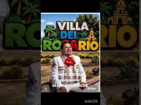 CANTO A MI VILLA, DEL ROSARIO COMPOSITOR EL CHARRO MARCOS CANTAUTOR DE NORTE DE SANTANDER COLOMBIA