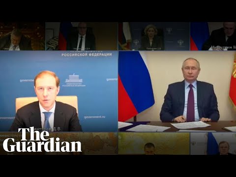 Vladimir Putin rebukes deputy prime minister in live broadcast