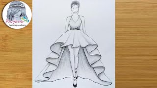 Farjana Drawing Academy Alone Girl Pencil Sketch How To