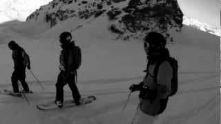 preview picture of video 'On Top Of The World Rosablanche Heliski NL CH Sat 12/29/12.mov'