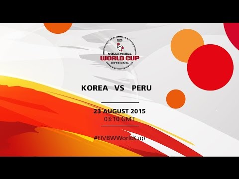 Korea v Peru - FIVB Volleyball Women's World Cup Japan 2015