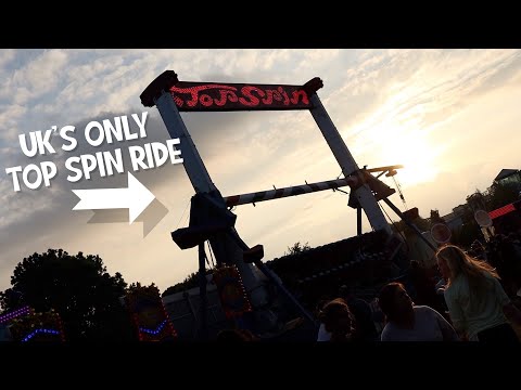 I TRY THE UK'S ONLY TOP SPIN RIDE! Clayton Hackett's insane machine