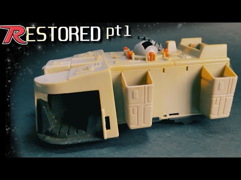 Restoring a Wrecked Imperial Troop Transporter - Part 1 - Vintage Kenner Star Wars 1970s