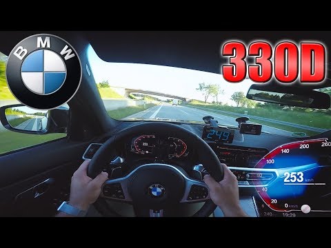 0-260km/h | 2019 BMW 330d (G20) | POV- Acceleration and Top speed TEST ✔